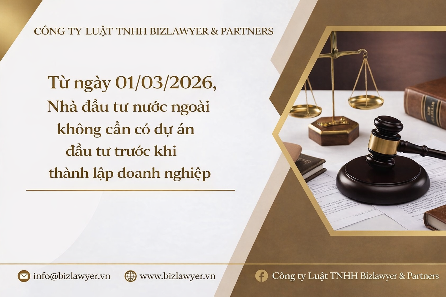 Nhà đầu tư không cần có dự án đầu tư trước khi thành lập doanh nghiệp